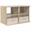 vidaXL Стойка за телевизор с чекмедже Сонома дъб 79 x 40 x 48 см