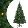vidaXL С изкуствено коледно дърво с 300 LED светодиода Зелен 240 cm