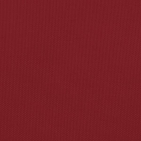 vidaXL Сенник-платно, Оксфорд плат, квадратно, 3,6x3,6 м, червено