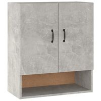 vidaXL Стенен шкаф, бетонно сив, 60x31x70 см, инженерно дърво