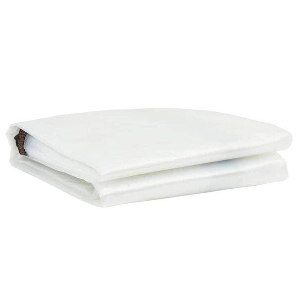 vidaXL Покривало за растения с капси 2x8 м Полиетилен