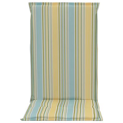 vidaXL Възглавници за градински столове 4 бр многоцветни 120x50x3 см