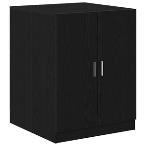 vidaXL Шкаф за пералня със съхранение Черния дъб 70,5 x 71,5 x 91,5 см