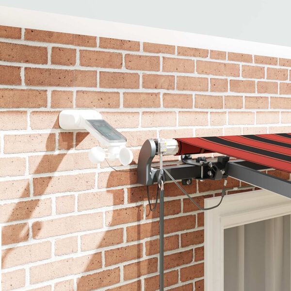 vidaXL Текстил за сенник с Оранжево и кафяво 300 x 250 cm Полиестер