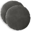 vidaXL Калъфка за възглавница 2 pcs HEERLEN Тъмносиво &Oslash; 60 cm Кадифе