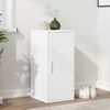 vidaXL Шкаф за обувки, бял, 32x35x70 см, инженерно дърво
