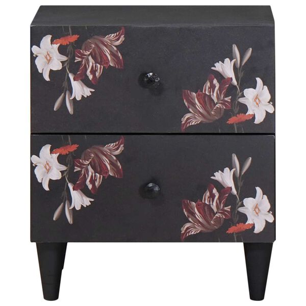 vidaXL Нощно шкафче с чекмедже 2 pcs Кафяво 40 x 33,5 x 46 см