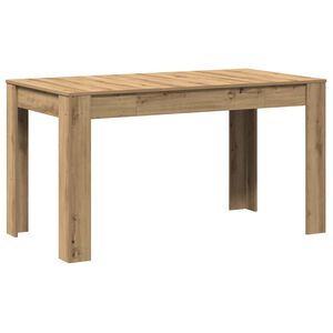 vidaXL Трапезна маса Artisan Oak 140x74,5x76 cm Инженерна дървесина