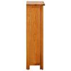 vidaXL библиотека, 45x22,5x82 см, дъбово дърво масив