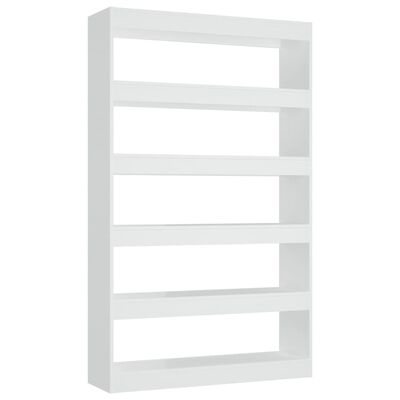 vidaXL Библиотека/разделител за стая, бяла, 100x30x166 см
