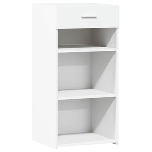 vidaXL Бюфет, бял, 45x42,5x93 см, инженерно дърво