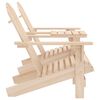 vidaXL Градински столове Адирондак с масичка за чай, чам масив