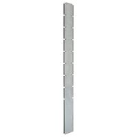 vidaXL Стълб за габионна ограда сребърен 220 см поцинкована стомана