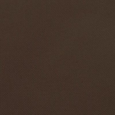 vidaXL Платно-сенник, Оксфорд текстил, трапец, 2/4x3 м, кафяво