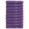 vidaXL Премиум кърпи за сауна SOLUND 10 бр лилави 80x200 см 600 gsm