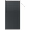 vidaXL Вертикални щори Черно 220 x 115 см Алуминий