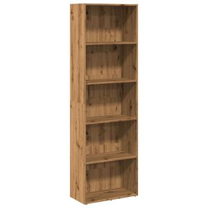 vidaXL Библиотека, дъб артизан, 60x30x189 см, инженерно дърво