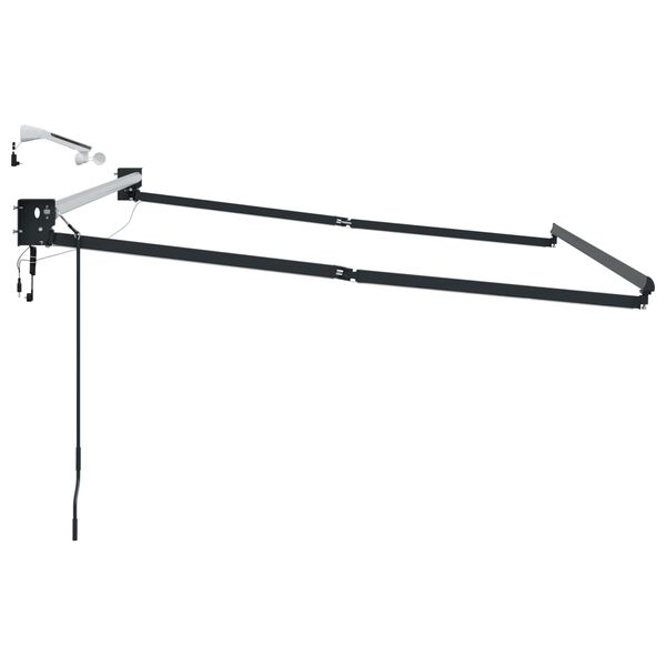 vidaXL Електрическа разтегателна рамка за сенник Антрацит 3 x 2,5 m