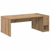vidaXL Масичка за кафе Дъб 101,5 x 50 x 37 см Инженерна дървесина
