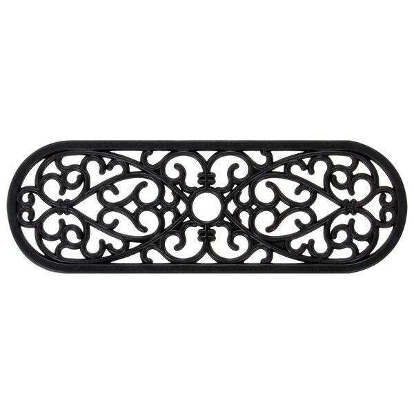 vidaXL Постелки за стъпала 5 бр 25x75 см гума