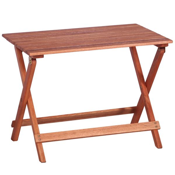 vidaXL Външен трапезен комплект 4 части детски евкалиптово дърво масив