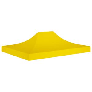 315374 vidaXL Party Tent Roof 4,5x3 m Yellow 270 g/m&sup2;