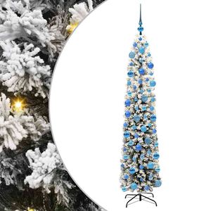vidaXL С изкуствено коледно дърво с 300 LED светодиода Зелен 180 cm