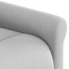 vidaXL Recliner Chair Cloud Grey Fabric