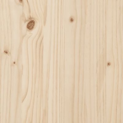 vidaXL Поставка за дърва с колелца, 76,5x40x108 см, бор масив