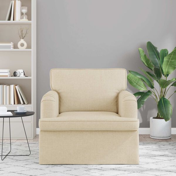 vidaXL Диван 60cm Крем Метал