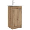 vidaXL Баня с мивка Дъб артизан 42 x 40 x 84,5 см Инженерна дървесина