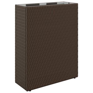 vidaXL Висока саксия 55 x 22 x 70 см Да