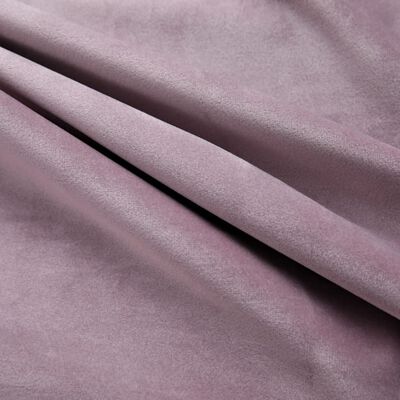 vidaXL Затъмняващи завеси с халки, 2 бр, кадифе, розови, 140x175 см