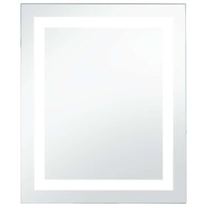 vidaXL LED огледало за баня с тъч сензор 60x80 см