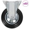 vidaXL 32 бр фиксирани колела, 160 мм