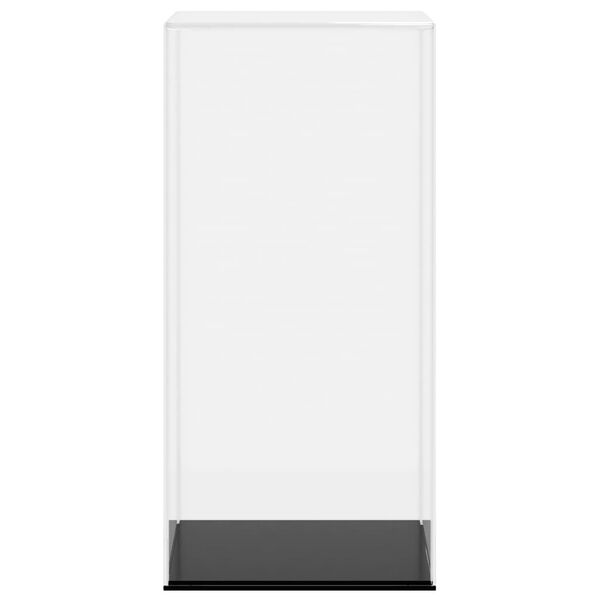 vidaXL Кутия витрина, прозрачна, 17x12x25 см, акрил