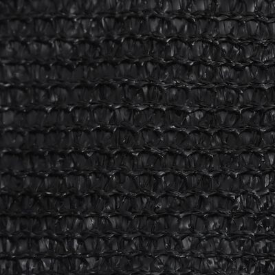 vidaXL Платно-сенник, 160 г/м², черно, 3,6x3,6х3,6 м, HDPE