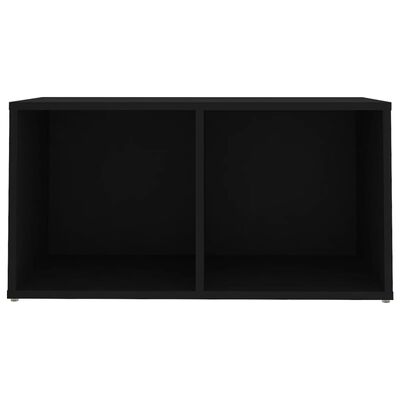 vidaXL ТВ шкафове, 2 бр, черни, 72x35x36,5 см, ПДЧ