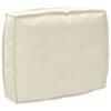 vidaXL Възглавница за палетна облегалка Крем 50 x 40 x 12 cm
