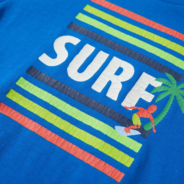 Детска тениска, яркосиня, 104