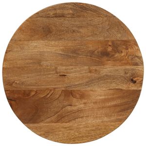 vidaXL Плот за маса &Oslash; 50x3,8 см кръгло масивно дърво манго