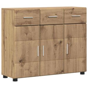 vidaXL Служебен шкаф FLORIN 88,5 x 30,5 x 73 см Дъб