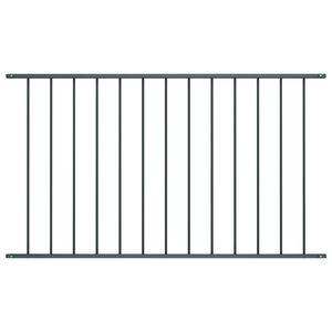 vidaXL Ограден панел Woerden прахово боядисана стомана 1,7x1 м антрацит