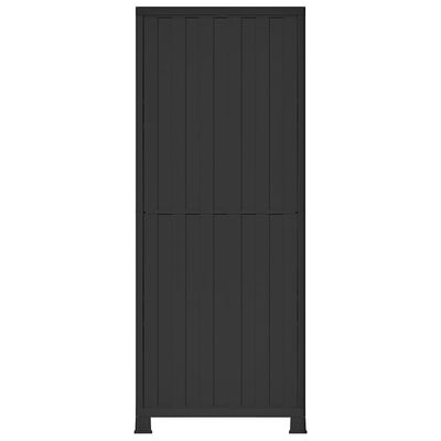 vidaXL Пластмасов шкаф, 68x39x171,5 см