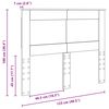 vidaXL Облегалка за глава с таблото Димян дъб 120 cm Инженерно дърво