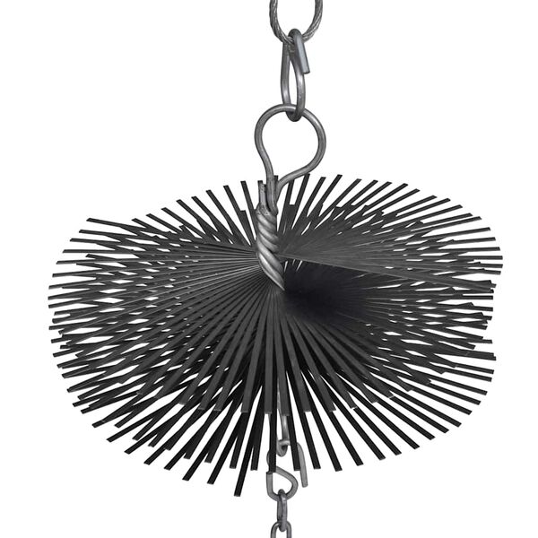 Кръгла четка за почистване на комин, диаметър 20 см