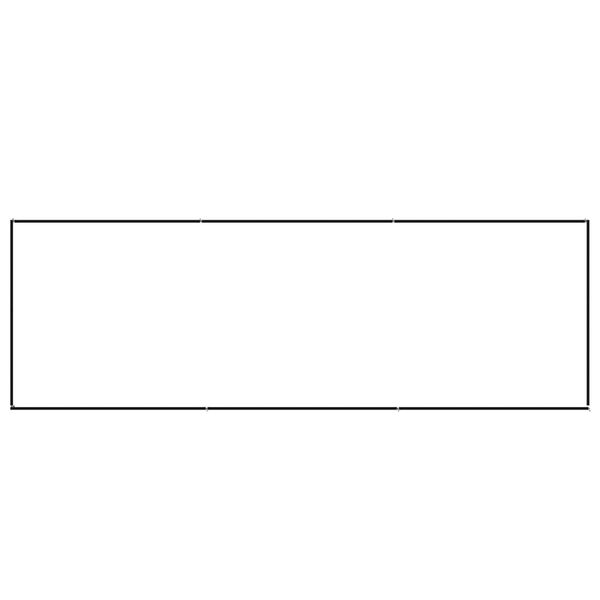 vidaXL Клетка за кучета, черна, 3 м², стомана