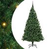 vidaXL С изкуствено коледно дърво с 300 LED светодиода Зелен 210 cm