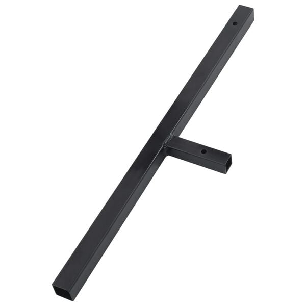 vidaXL Свредло за пробиване на земя с дръжка, 250 мм, стомана, черно