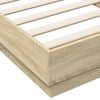 vidaXL Рамка за легло без матрак сонома дъб 90x200 см инженерно дърво
